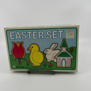 Vintage, NIB, Unused, Fox Run Craftsmen Easter Cookie Cutter Set #3628